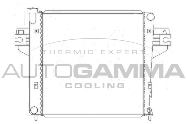 AUTOGAMMA Radiaator,mootorijahutus 104836