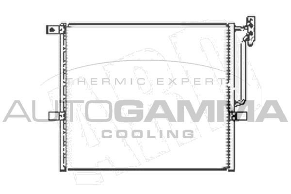 AUTOGAMMA Конденсатор, кондиционер 104974