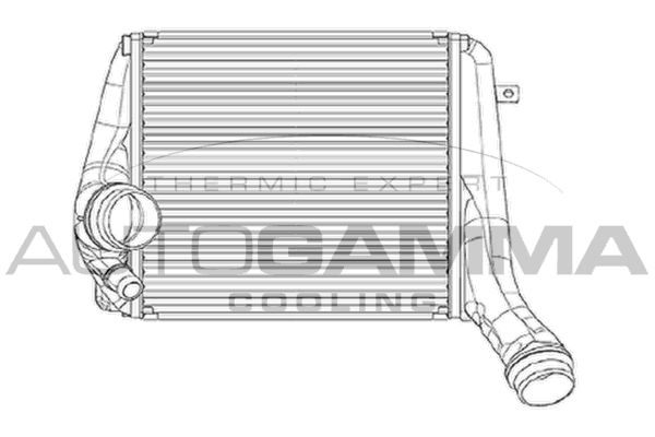 AUTOGAMMA Kompressoriõhu radiaator 105376