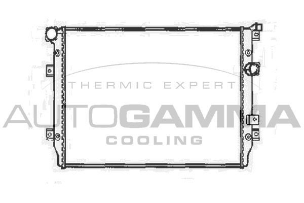 AUTOGAMMA Радиатор, охлаждение двигателя 105418