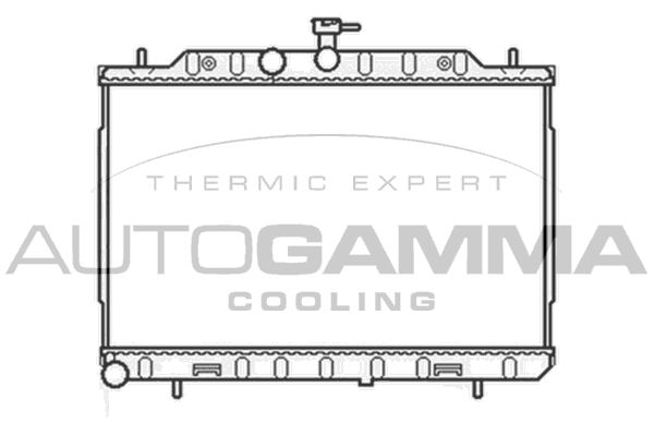 AUTOGAMMA Radiaator,mootorijahutus 105441