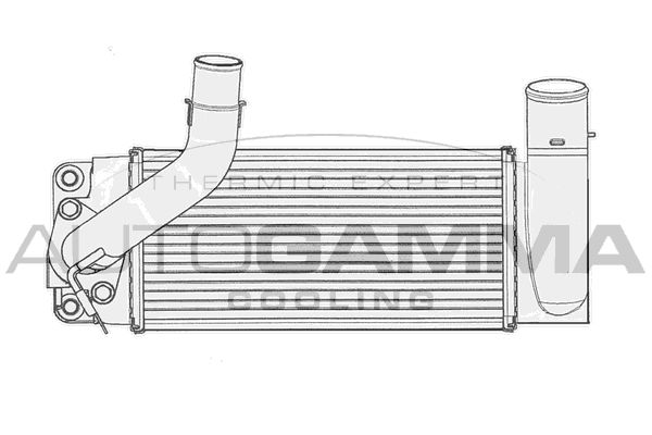 AUTOGAMMA Интеркулер 105476