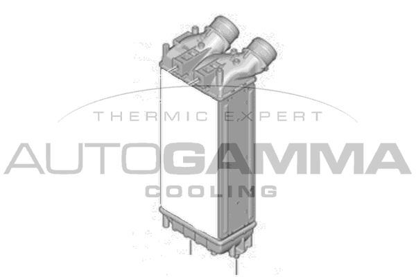 AUTOGAMMA Kompressoriõhu radiaator 105528