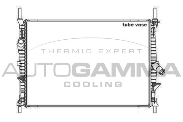 AUTOGAMMA Radiaator,mootorijahutus 105590