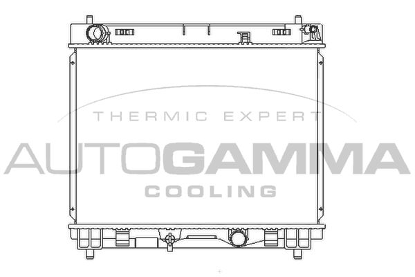 AUTOGAMMA Radiaator,mootorijahutus 105909