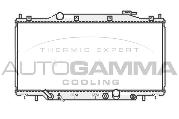 AUTOGAMMA Radiaator,mootorijahutus 107022