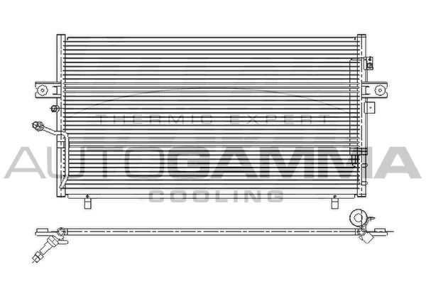 AUTOGAMMA Kondensaator,kliimaseade 107158