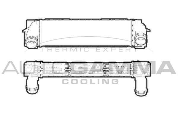 AUTOGAMMA Интеркулер 107293