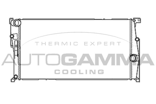 AUTOGAMMA Радиатор, охлаждение двигателя 107464