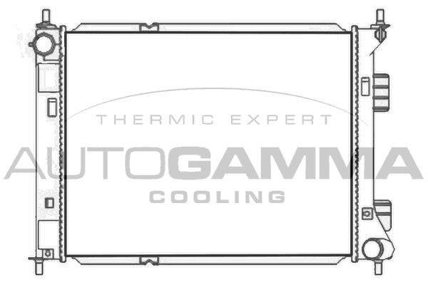 AUTOGAMMA Radiaator,mootorijahutus 107489