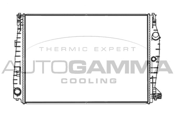 AUTOGAMMA Радиатор, охлаждение двигателя 107503