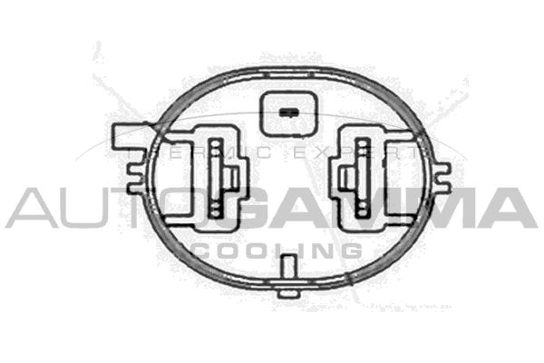 AUTOGAMMA Вентилятор, охлаждение двигателя GA200909