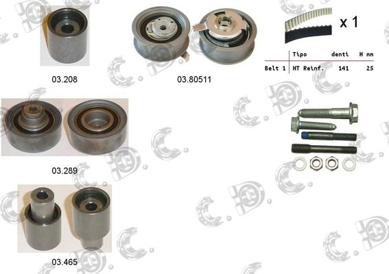 AUTOKIT Комплект ремня ГРМ 04.5054