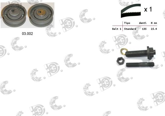 AUTOKIT Комплект ремня ГРМ 04.5065