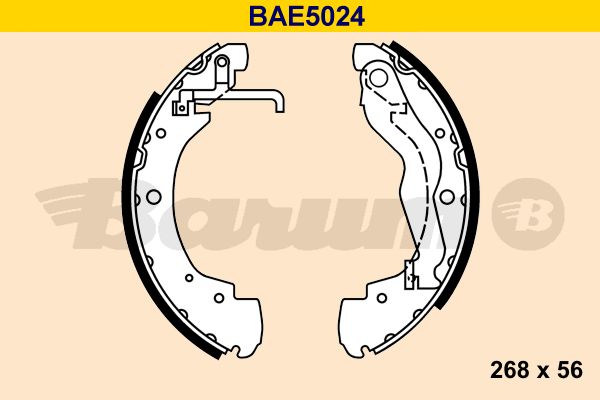 BARUM Piduriklotside komplekt BAE5024