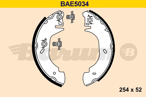 BARUM Piduriklotside komplekt BAE5034
