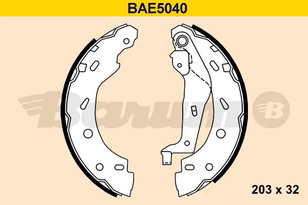 BARUM Piduriklotside komplekt BAE5040