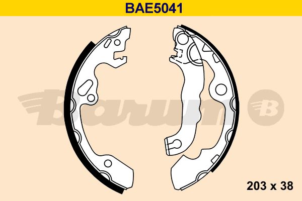 BARUM Piduriklotside komplekt BAE5041