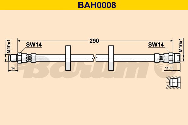 BARUM Pidurivoolik BAH0008