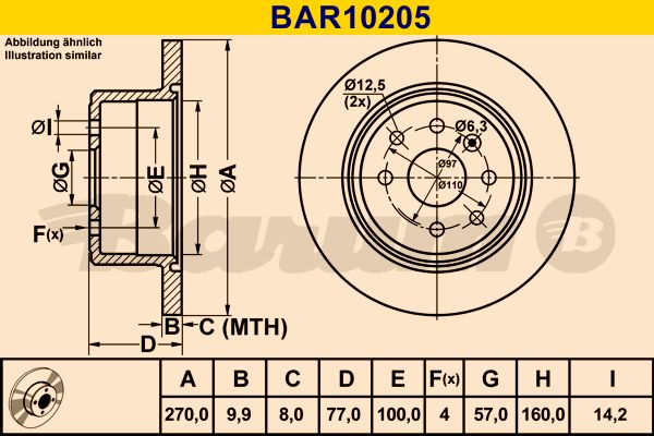 BARUM Piduriketas BAR10205