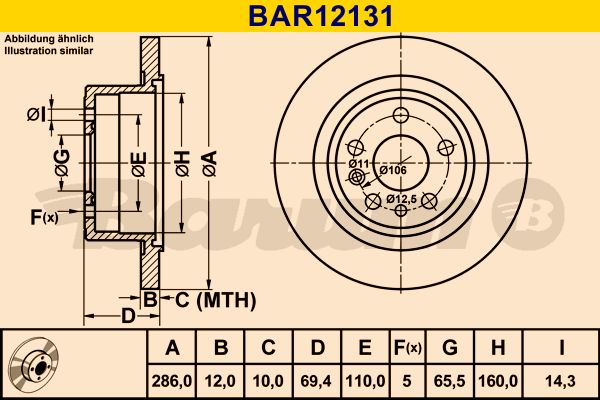 BARUM Piduriketas BAR12131