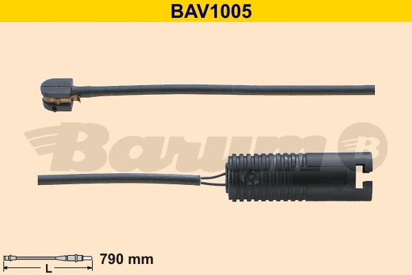 BARUM Сигнализатор, износ тормозных колодок BAV1005