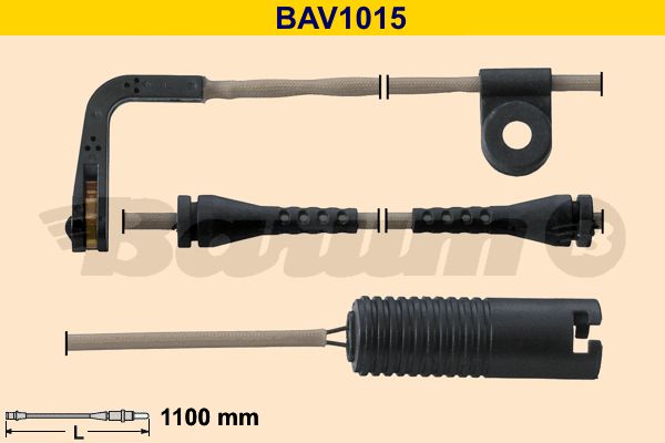 BARUM Сигнализатор, износ тормозных колодок BAV1015
