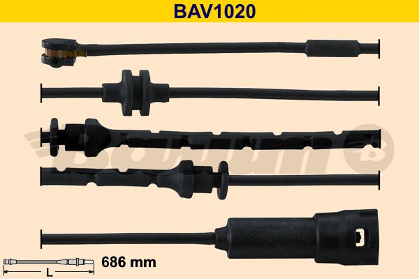 BARUM Сигнализатор, износ тормозных колодок BAV1020