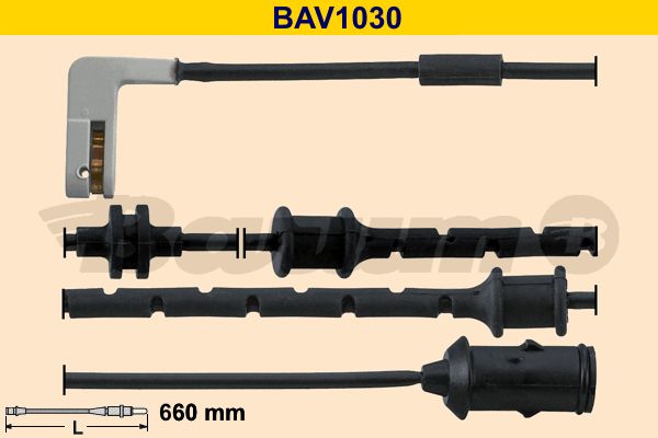 BARUM Сигнализатор, износ тормозных колодок BAV1030