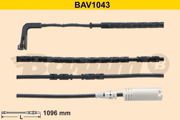 BARUM Сигнализатор, износ тормозных колодок BAV1043
