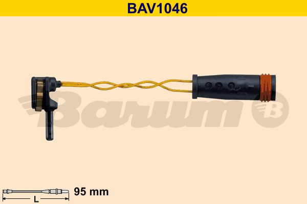 BARUM Hoiatuskontakt, piduriklotsi kulumine BAV1046