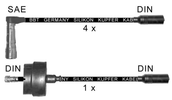 BBT Комплект проводов зажигания ZK1038