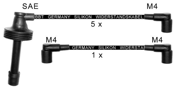 BBT Комплект проводов зажигания ZK136