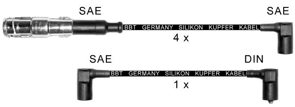 BBT Комплект проводов зажигания ZK415