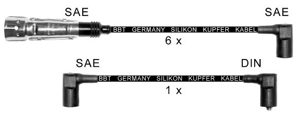 BBT Комплект проводов зажигания ZK417