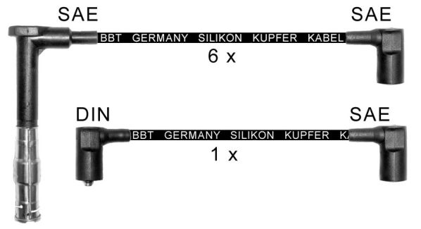 BBT Комплект проводов зажигания ZK433