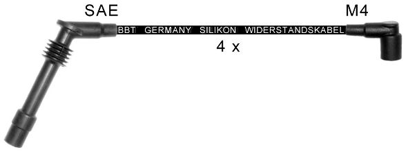 BBT Комплект проводов зажигания ZK745