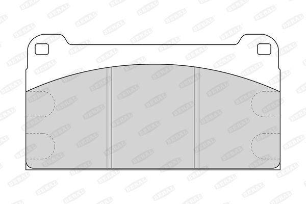 BERAL Комплект тормозных колодок, дисковый тормоз 2976420304117216