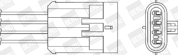 BERU Лямбда-зонд OPH086