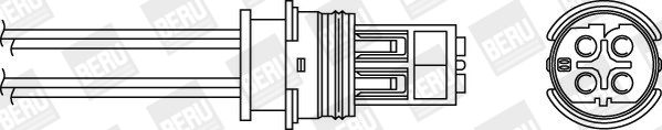 BERU Лямбда-зонд OZH218