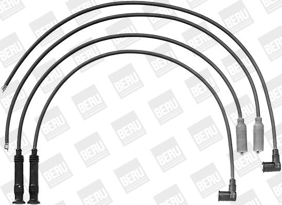 BERU Комплект проводов зажигания ZEF1006