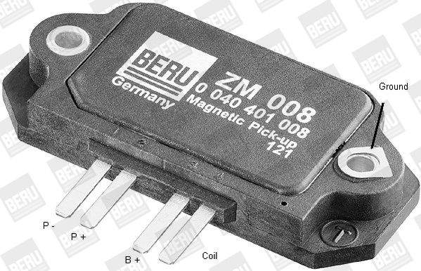 BERU Коммутатор, система зажигания ZM008