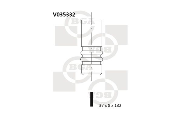 BGA Väljalaskeventiil V035332