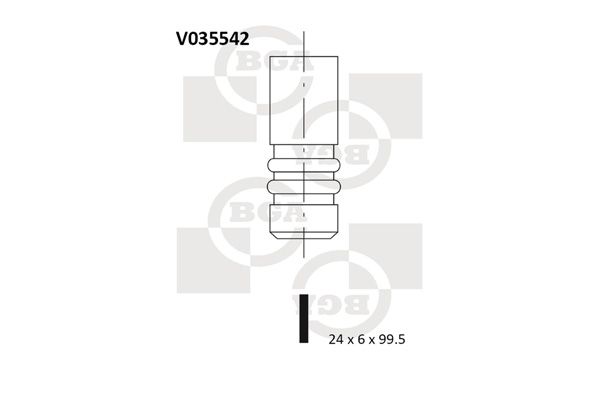 BGA Выпускной клапан V035542