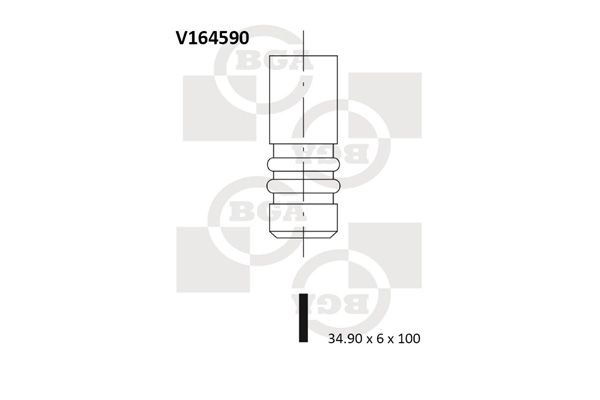 BGA Sisselaskeventiil V164590