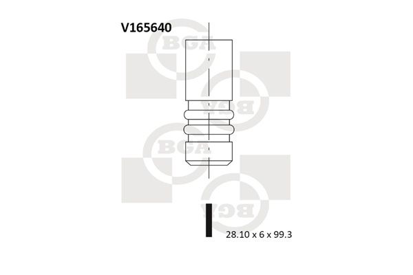 BGA Sisselaskeventiil V165640