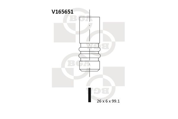 BGA Väljalaskeventiil V165651
