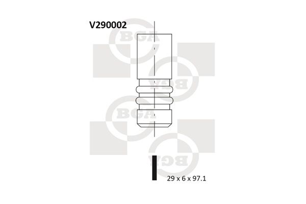 BGA Sisselaskeventiil V290002