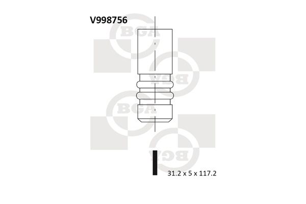 BGA Sisselaskeventiil V998756