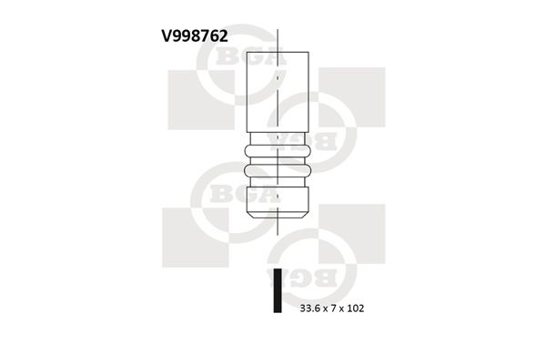 BGA Впускной клапан V998762